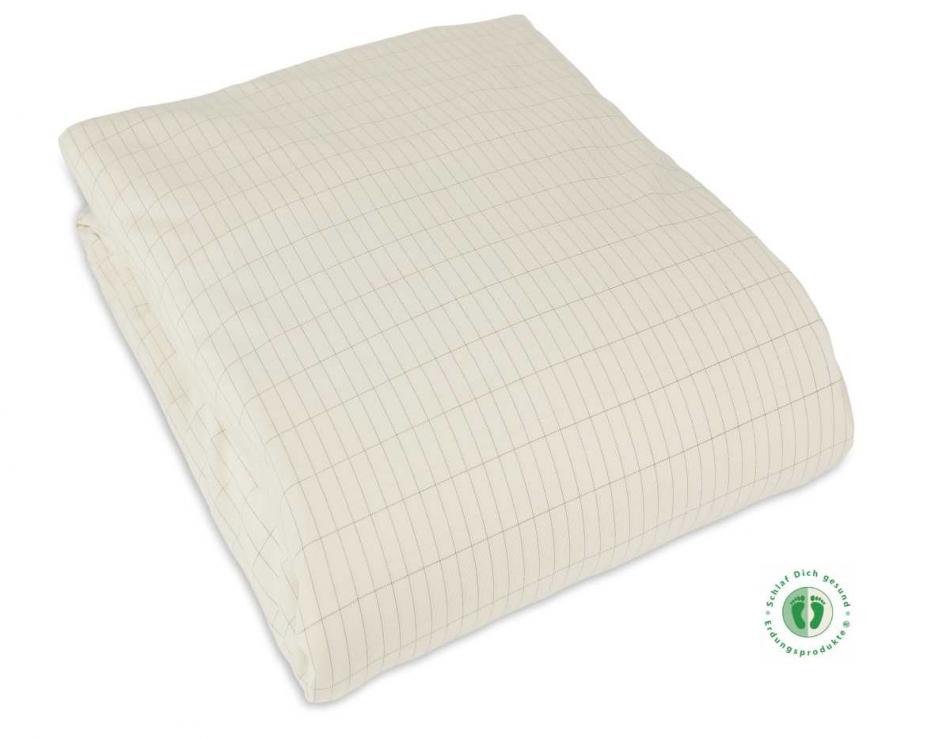 Erdungsprodukte® 180 x 220 cm Spannbetttuch - B-Ware